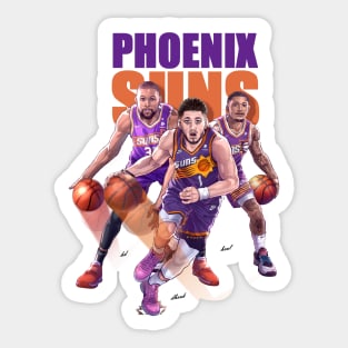 Phoenix suns trident Sticker